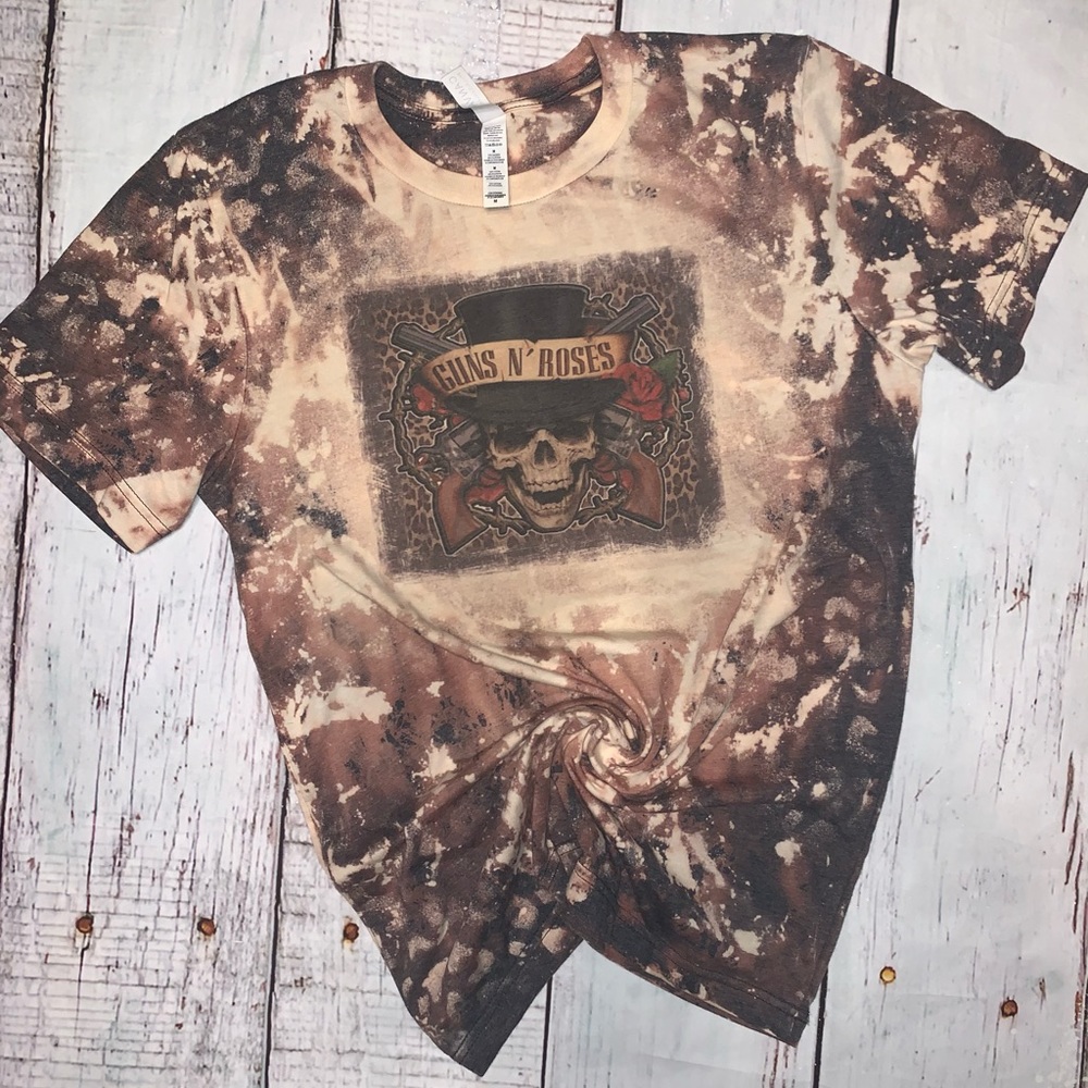 Guns & Roses Bleached Tee
